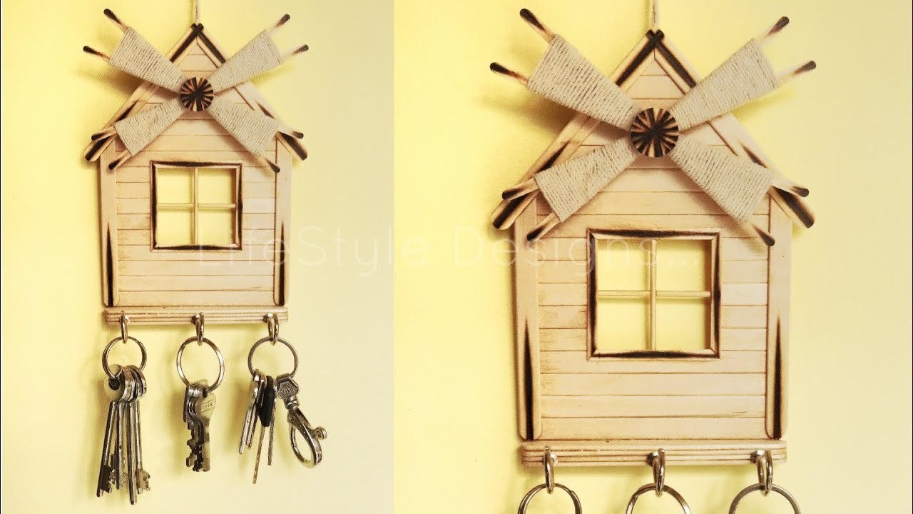 Key Holder Wall Hanging to Decorate your room | Handmade Home Decoration Ideas DIY