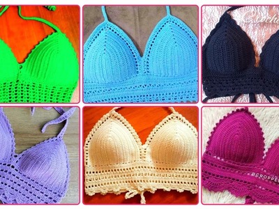 NEW Crochet Bikini Top Pattern For Any Size