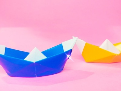 Origami boat || how to make a paper boat that floats