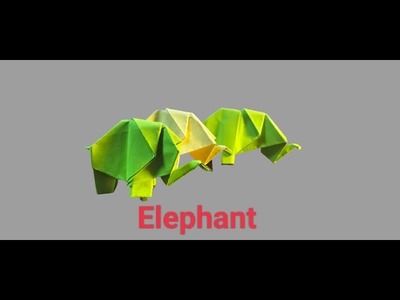 Origami elephant - How to make an origami elephant