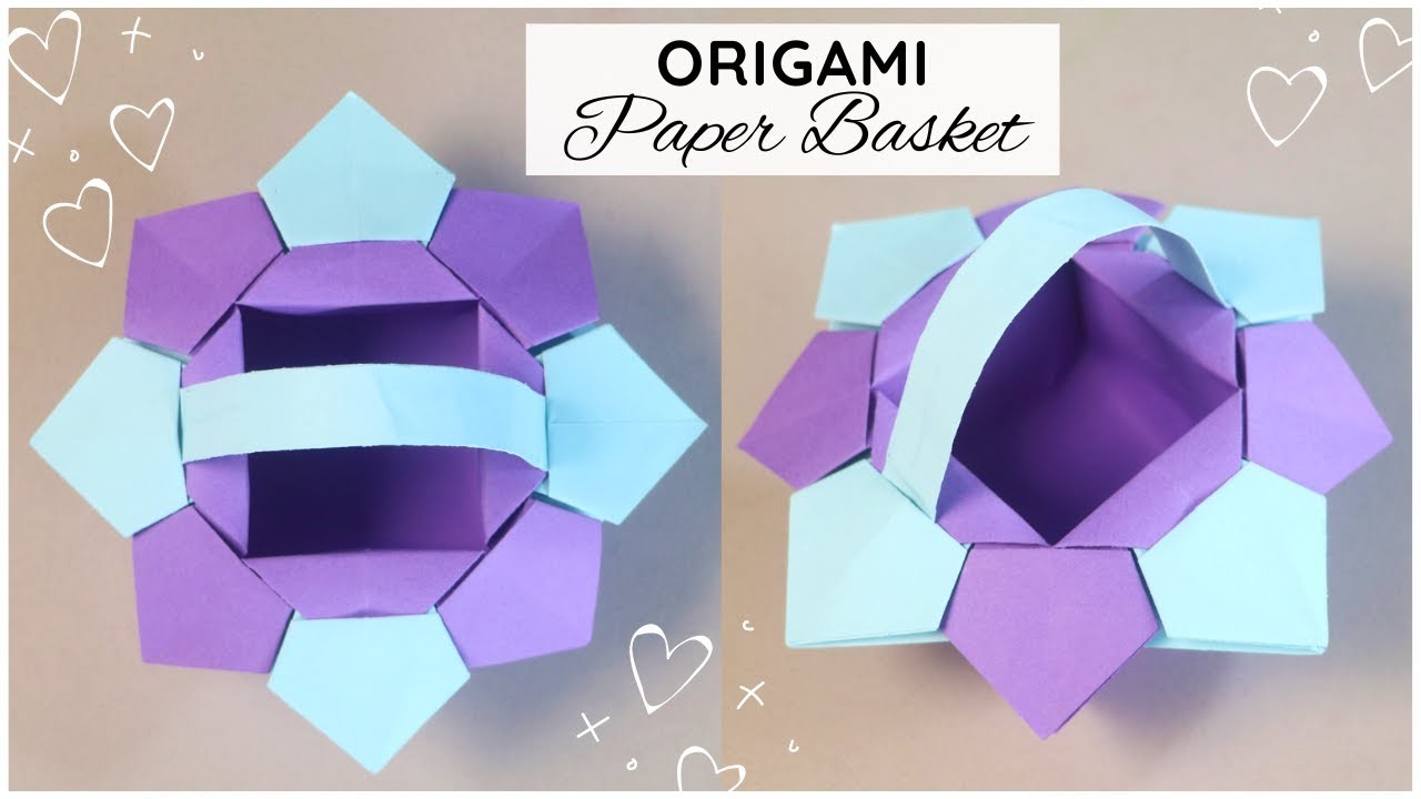 Origami Paper Basket Tutorial