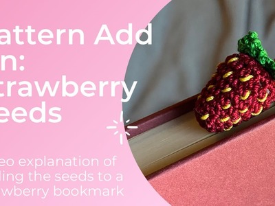 Pattern Add On: Strawberry Seeds