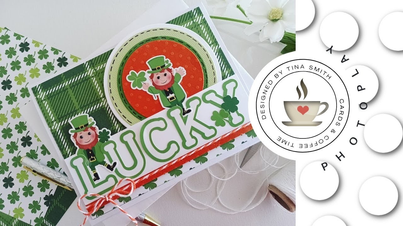 Patterned Paper Play | A Lucky Card with the 12x12 Pot of Gold Collection by Photoplay