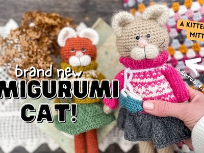 Publishing a NEW CROCHET & KNIT Pattern | A Kitten & Her Mittens Amigurumi Pattern | Local Yarn Shop