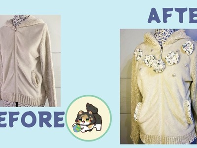 Refashion of an Old Sweater with Crochet