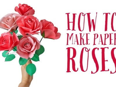 Rose Flower Paper Tutorial