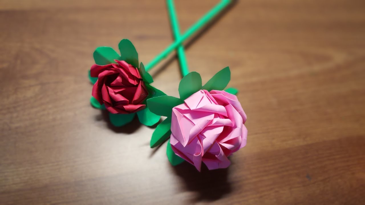 Rose Origami | Paper Rose | DIY | @SIVANICAFE
