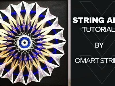 String Art,How to make amazing String Art.Mandala Wall Art