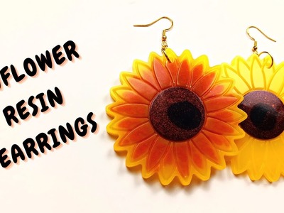Sunflower Earrings Silicone Mold for Resin  | New Silicone Molds for Resin 2023 | Sunflower Mold