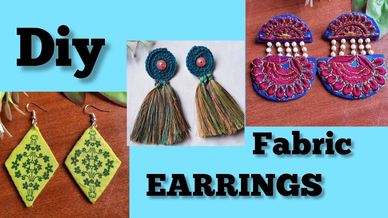Three Trendy Earrings Design #Diy#handmade#jewellery#earring @craftysapnaa