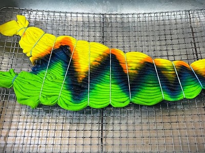 Tie Dye Pattern #525 - Diagonal Wig-Wag T-Shirt Tutorial (Liquid Dye)