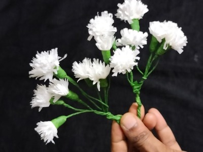 Tissue paper flower making | How to make tissue paper flowers | Toilet paper flowers making ideas