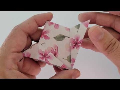 Traditional Origami fold "No Name" model paper craft ASMR (no talking)