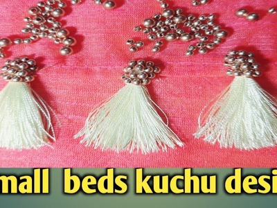 Unique small beads kuchu design #vibhargi tussels in kannada.
