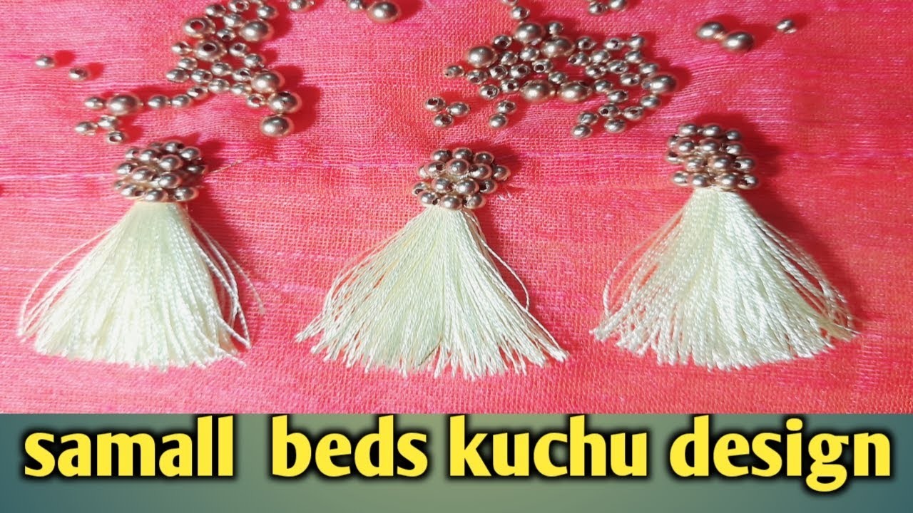 Unique small beads kuchu design #vibhargi tussels in kannada.