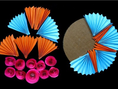 Unique Wall Hanging Craft. Paper Craft For Home Decoration. Paper Flower Wall Hanging  @rns_crafts