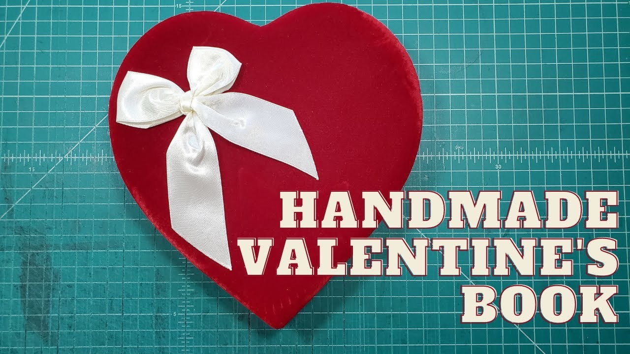 Valentine's Day Handmade Book. A look at a unique book project from my high school days