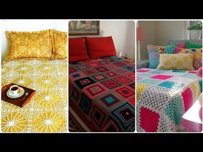 Very Attractive and Fabulous crochet pattern bedsheet new designs.Handmade crochet bedsheet designs