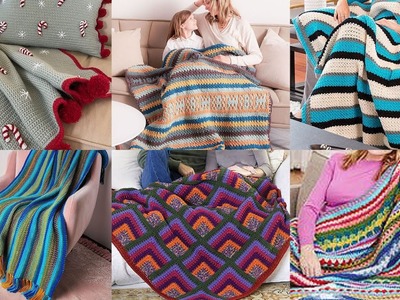 Very Impressive Autumn Idea Diy Project's Crochet Embroidery Work Blanket patterns For 2023.