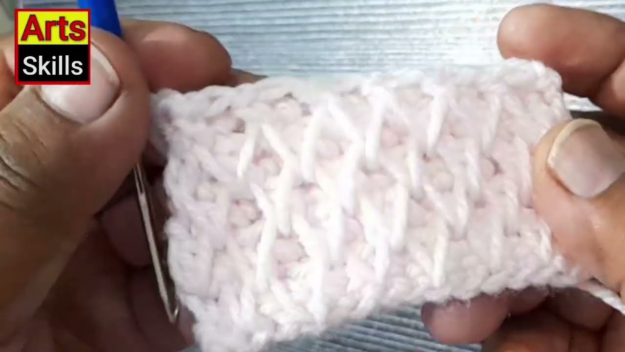 Waow! try this honey comb crochet pattern for biginners