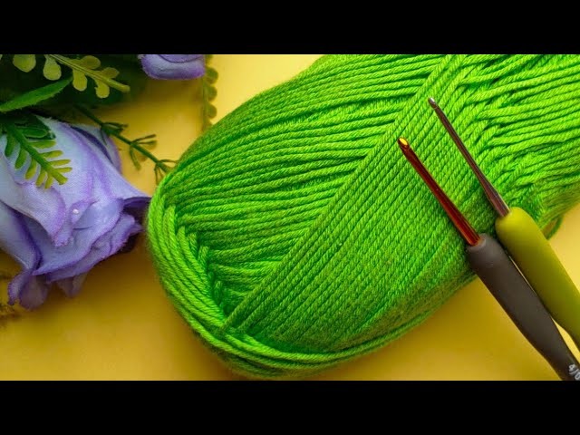 Wow! You'll not believe! It's very easy and pretty crochet pattern! Crochet for beginners.