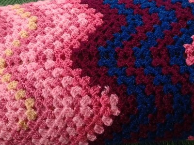 #zigzag and #mosaic design crochet pattern chunkyblanket. knitting and crochet.