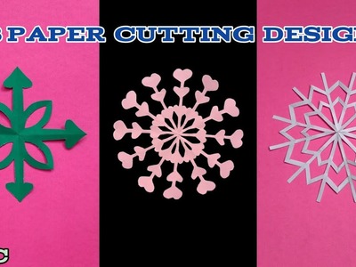 3 Easy Paper Cutting Design Ideas | Home Decoration Craft Ideas By Mix Box Craft