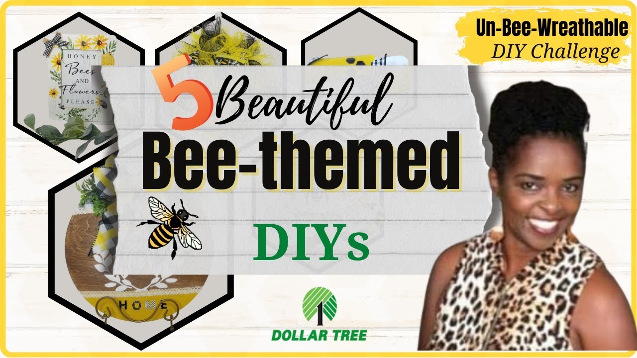 ????5 *Must See* Bee DIYs | Un-Bee-Wreathable DIY Challenge - Feb '23.