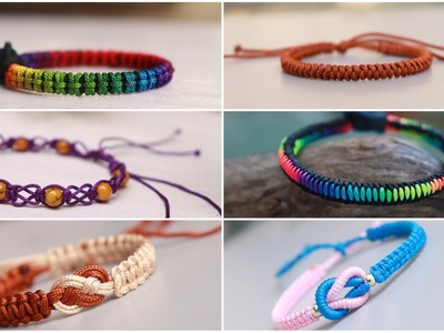 6 Thread Bracelet Ideas for Beginners | DIY Easy Bracelets | Creation&you