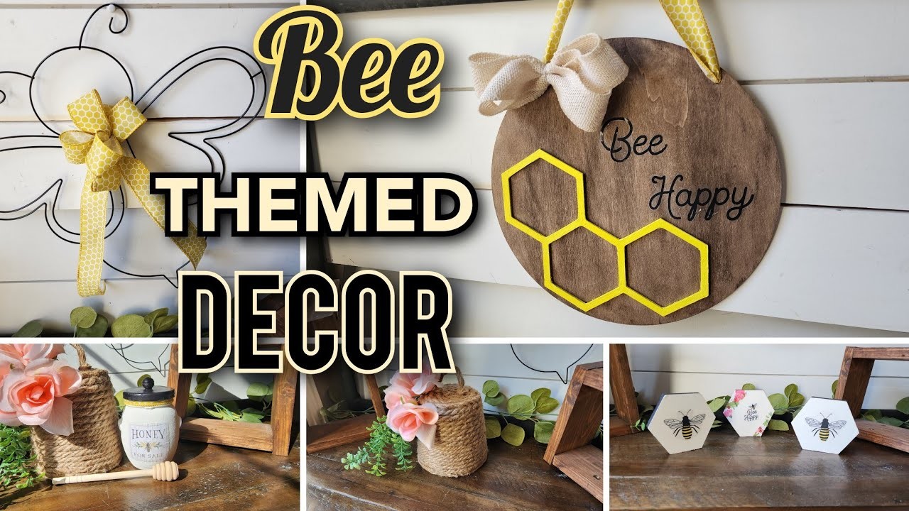 Bee Themed Decor DIYs #bee