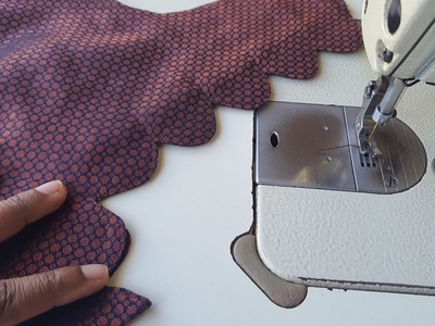 Beginning tailors easy method blouse design ||  patchwork blouse design style manjula sfd