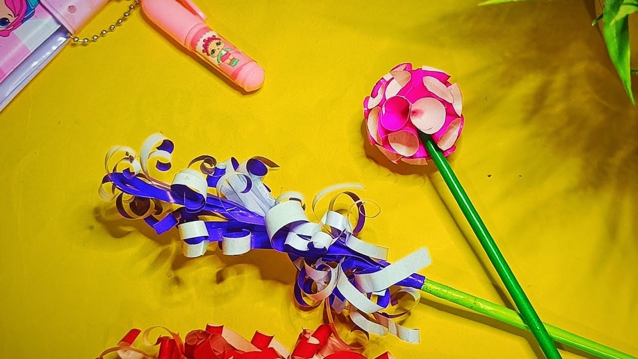 Best beautiful paper flower making|paper crafts|diy|Home decor paper flower|