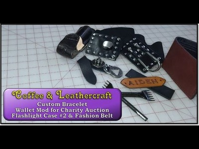 Coffee & Leathercraft: Custom Bracelet w. Hidden Pocket