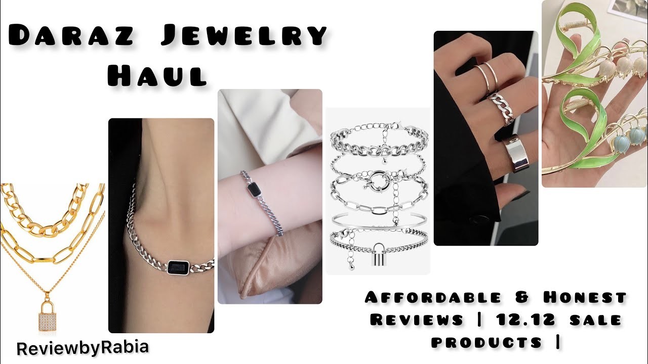 Daraz Jewelry Haul | Episode 4 | Affordable & Honest Reviews | 12.12 sale products |