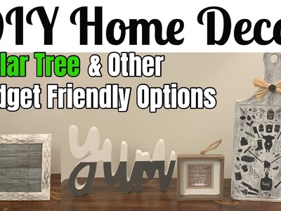 DIY Home Decor | Dollar Tree DIY | DIY Home Decor Ideas | DIY Kitchen Decor | $1 Farmhouse DIY