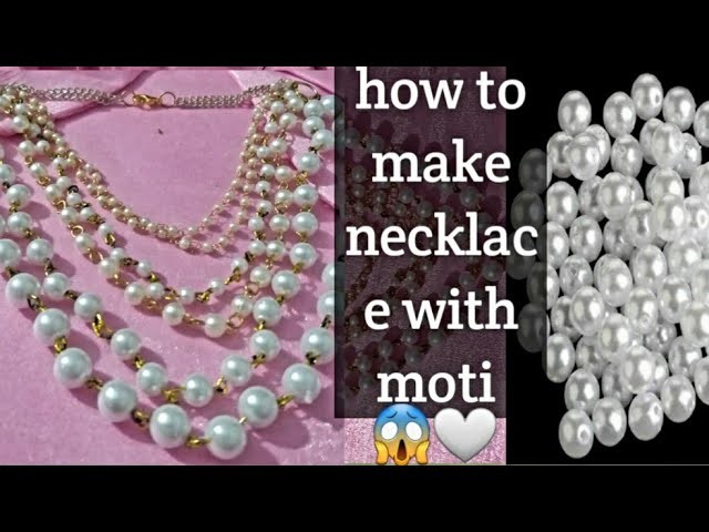 DIY Necklace  !! How To Make  Necklace  !!  Simple  Necklace Keise Banaya  !! ‎@sscrafter 