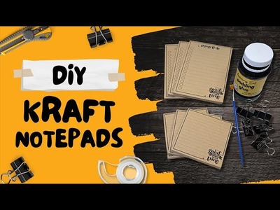 DIY Notepads | Making Kraft Notepads For My Small Business