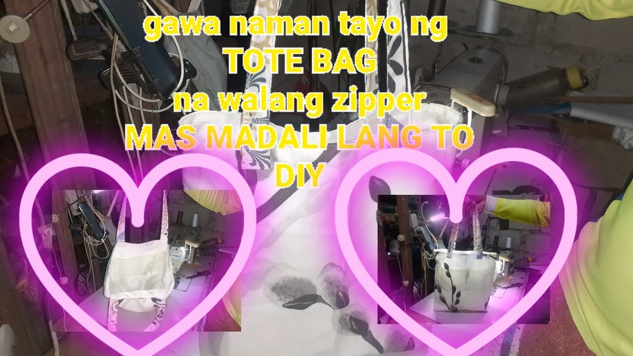 #diy paggawa ng tote bag walang zipper