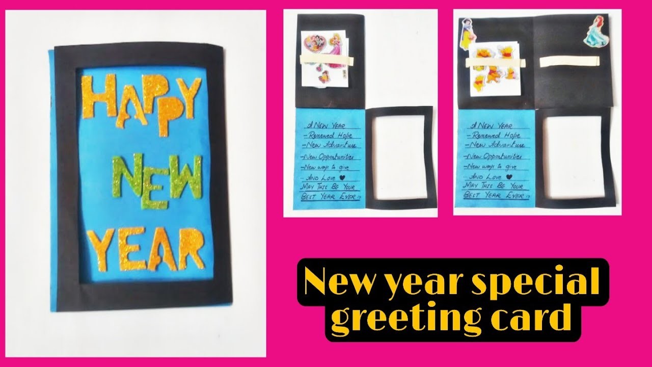Diy Stepper card. How to make New year card. Greeting Special card . Paper craft
