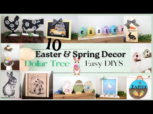 Easter & Spring Super Easy DIYS Dollar Tree ????