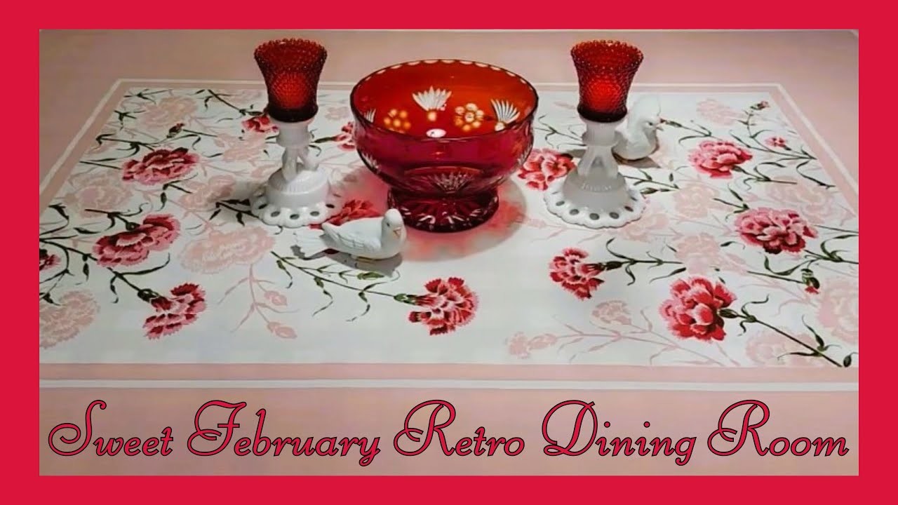 FEBRUARY DECOR HOME TOUR, Part 3 | Vintage Glass, Heart Boxes & Collectibles, Dishes + Music!