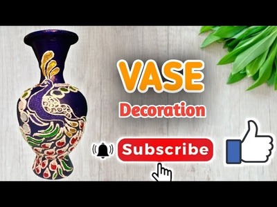How to decorate vase by wall putty ||DIY|| @samriddhiarts162