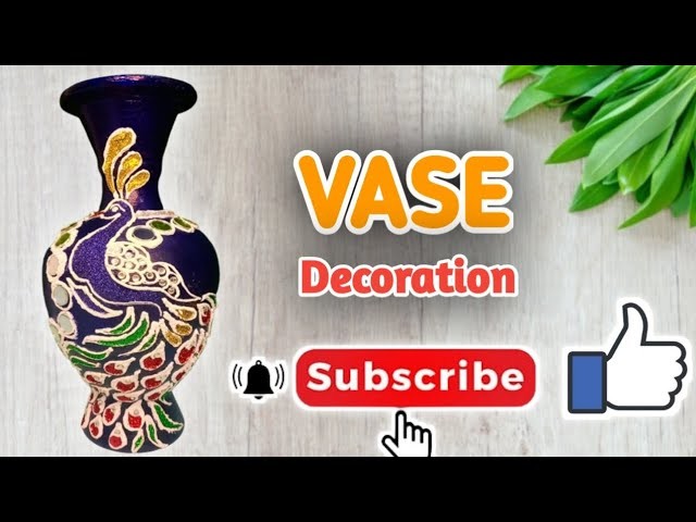 How to decorate vase by wall putty ||DIY|| @samriddhiarts162