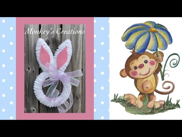 How to Make a Bunny Wreath | Easy DIY Easter Wreath | Spring Craft | Live Replay