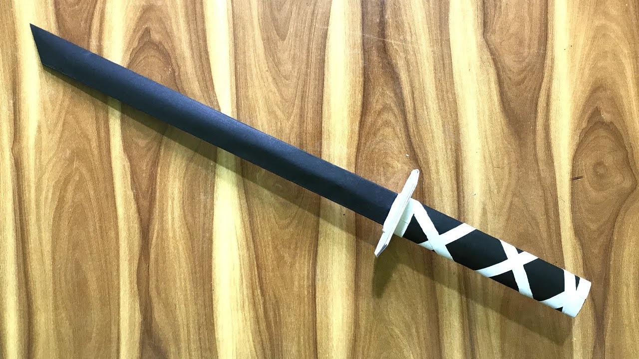 How to make a Paper Sword | Japanese Katana Sword