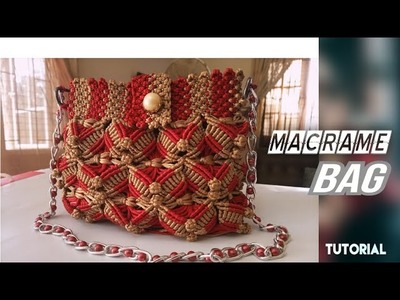 HOW TO MAKE Macrame bag. New Design Diy Tutorial #magnificalcorecraft