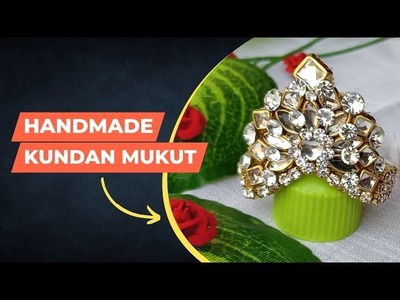 Latest design Kundan mukut|| Mukut for Laddu Gopal || thakur ji mukut || Festival Special ||