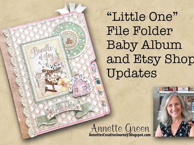Little One File Folder Baby Album and Etsy Updates