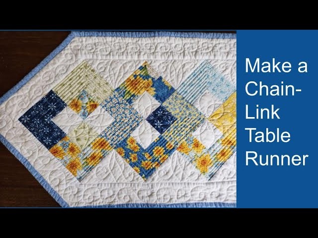 Make a Chain Link Table Runner
