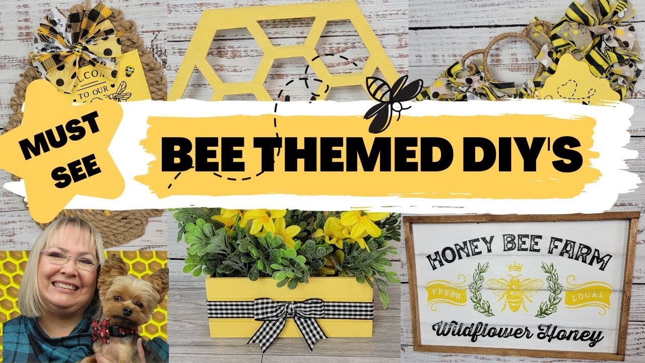 ***MUST SEE*** BEE THEMED DIY'S.UN-BEE-WREATHABLE CHALLENGE